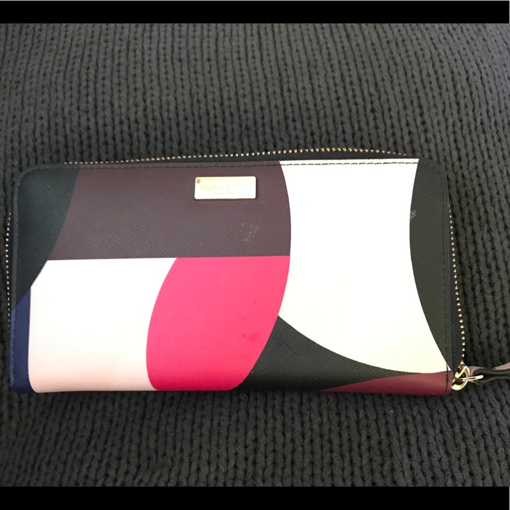 Kate spade abstract wallet